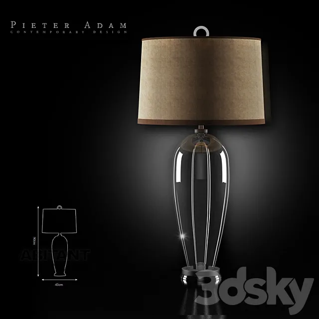 Pieter Adam ROSEDALE PA 823 3D Model