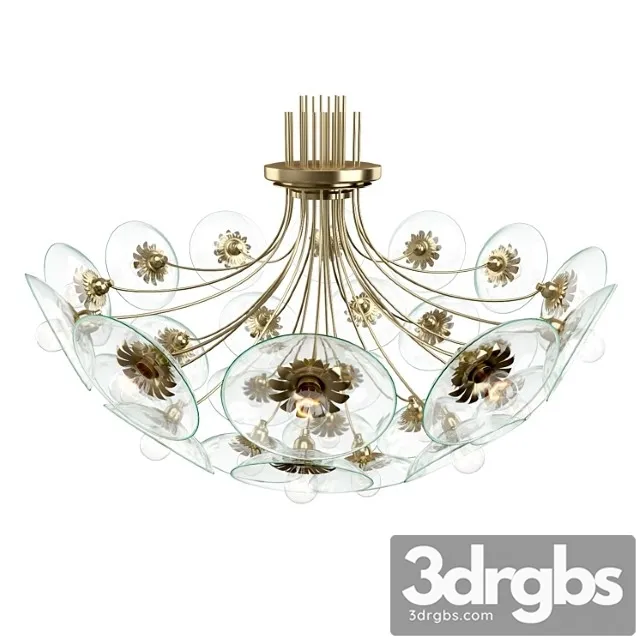 Pietro Chiesa Raro Grande Lampadario 3D Model Download