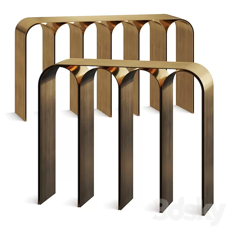Pietro Franceschini Arch Console Tables 3D Model Pietro Franceschini Arch Console Tables 3D Model