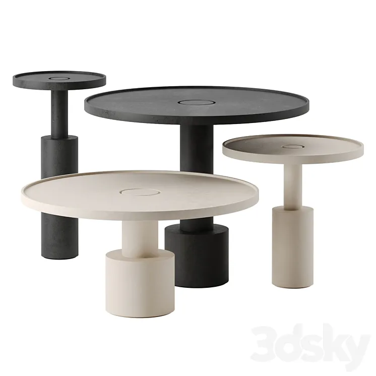 Pilar side tables by Baxter 3D Model Free Download Pilar side tables by Baxter 3D Model Free Download