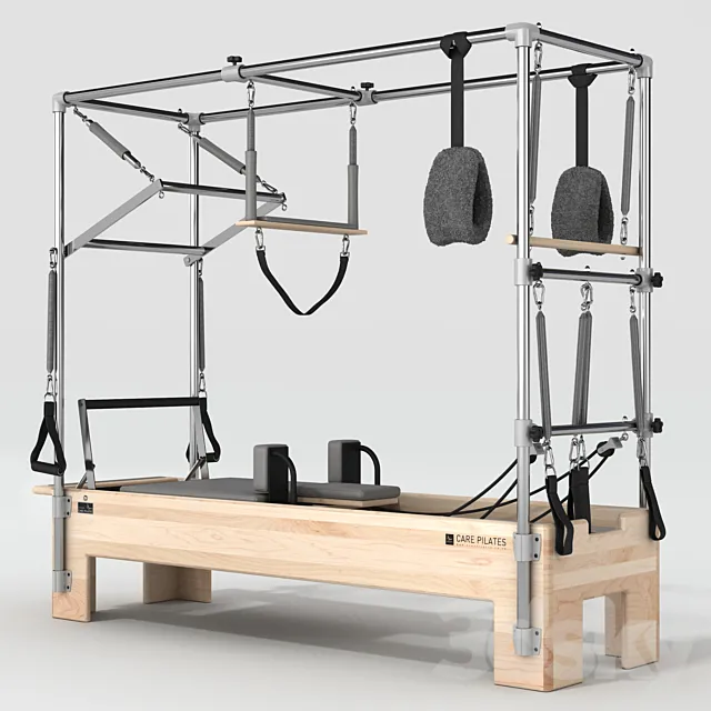 Pilates – simulator Reformer Cadillac Combo CRCC. 3D Model