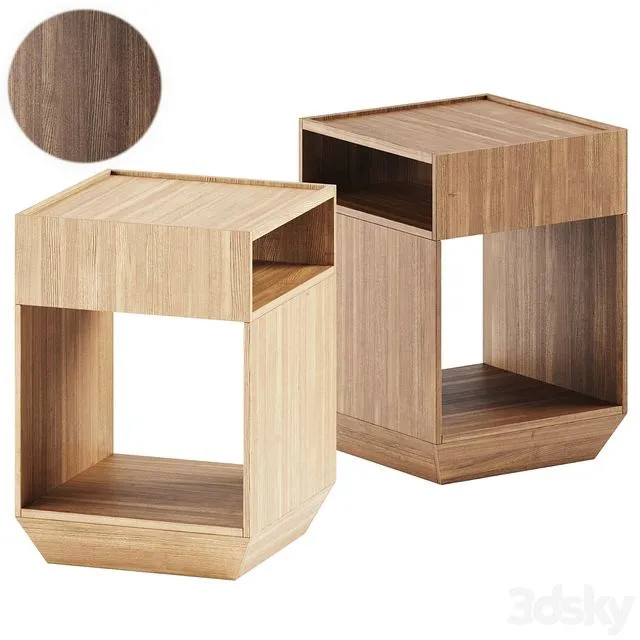 PILE Side tables from ASPLUND 3D Model