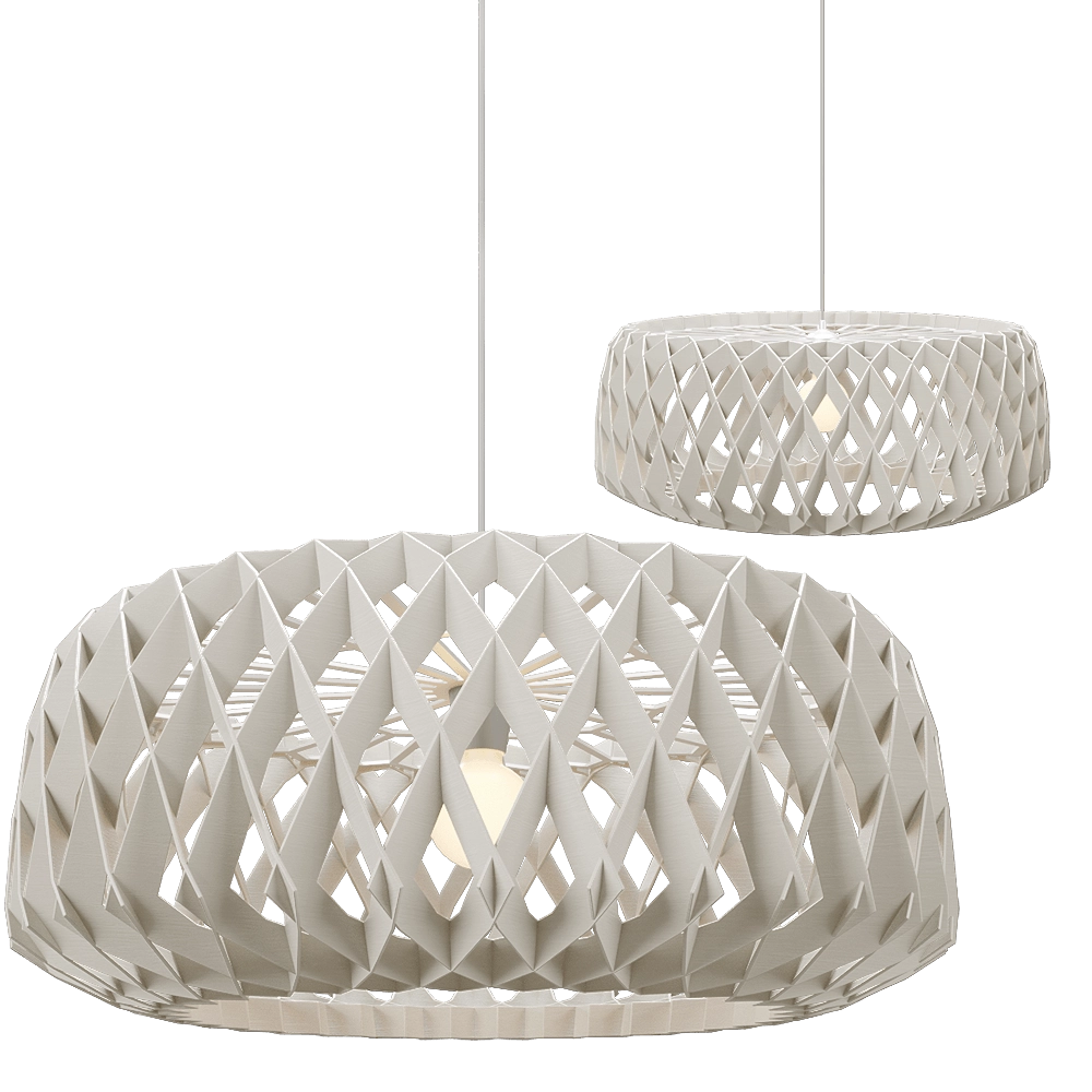 Pilke  – Pendant lamp Signature 80 white 3D Model