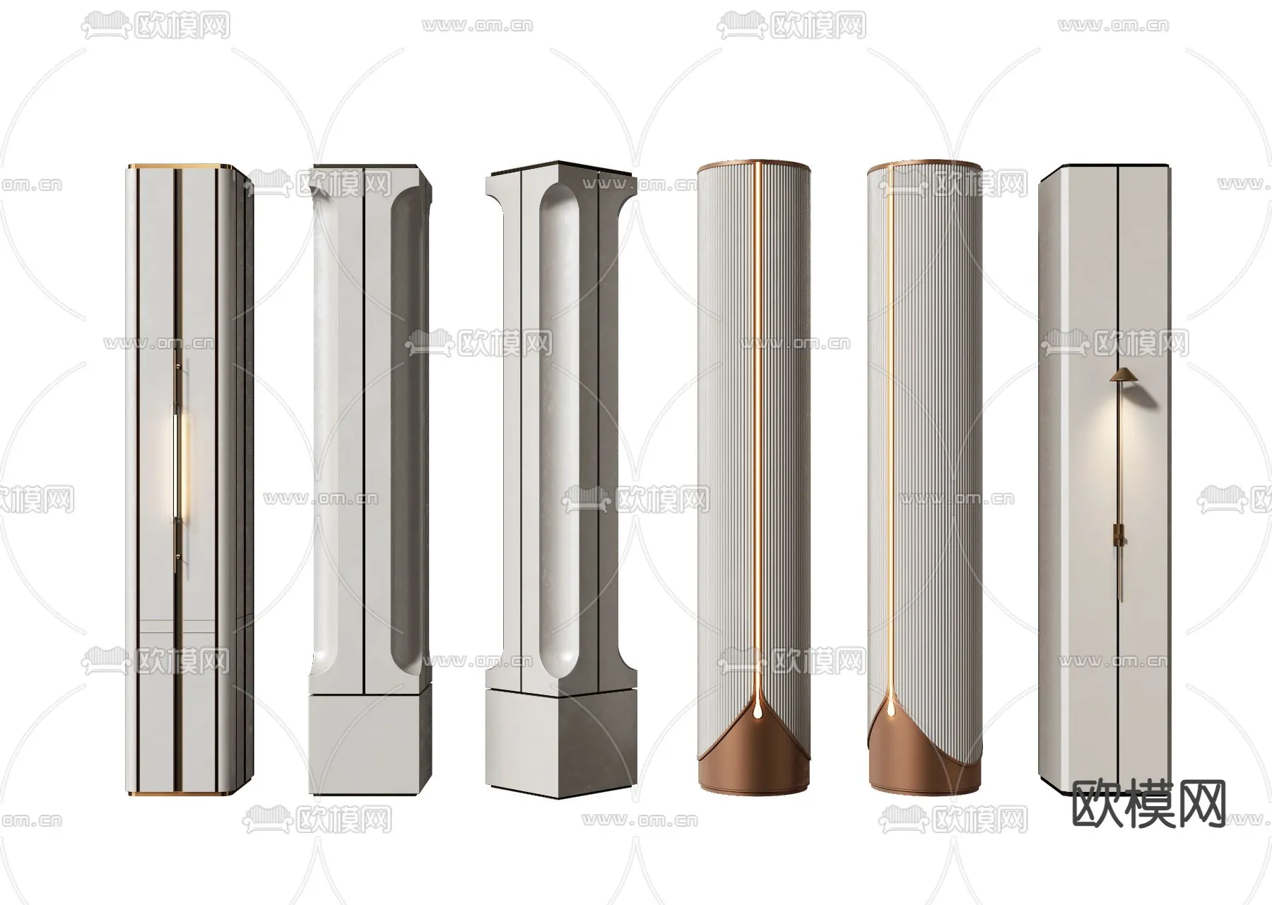 PILLAR 3D MODELS – VRAY / CORONA – 3D MODEL – 518