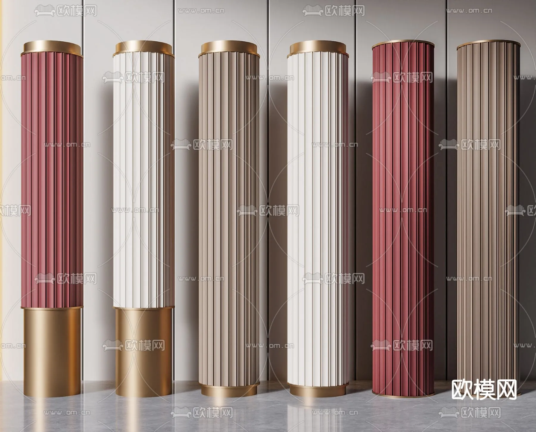 PILLAR 3D MODELS – VRAY / CORONA – 3D MODEL – 525