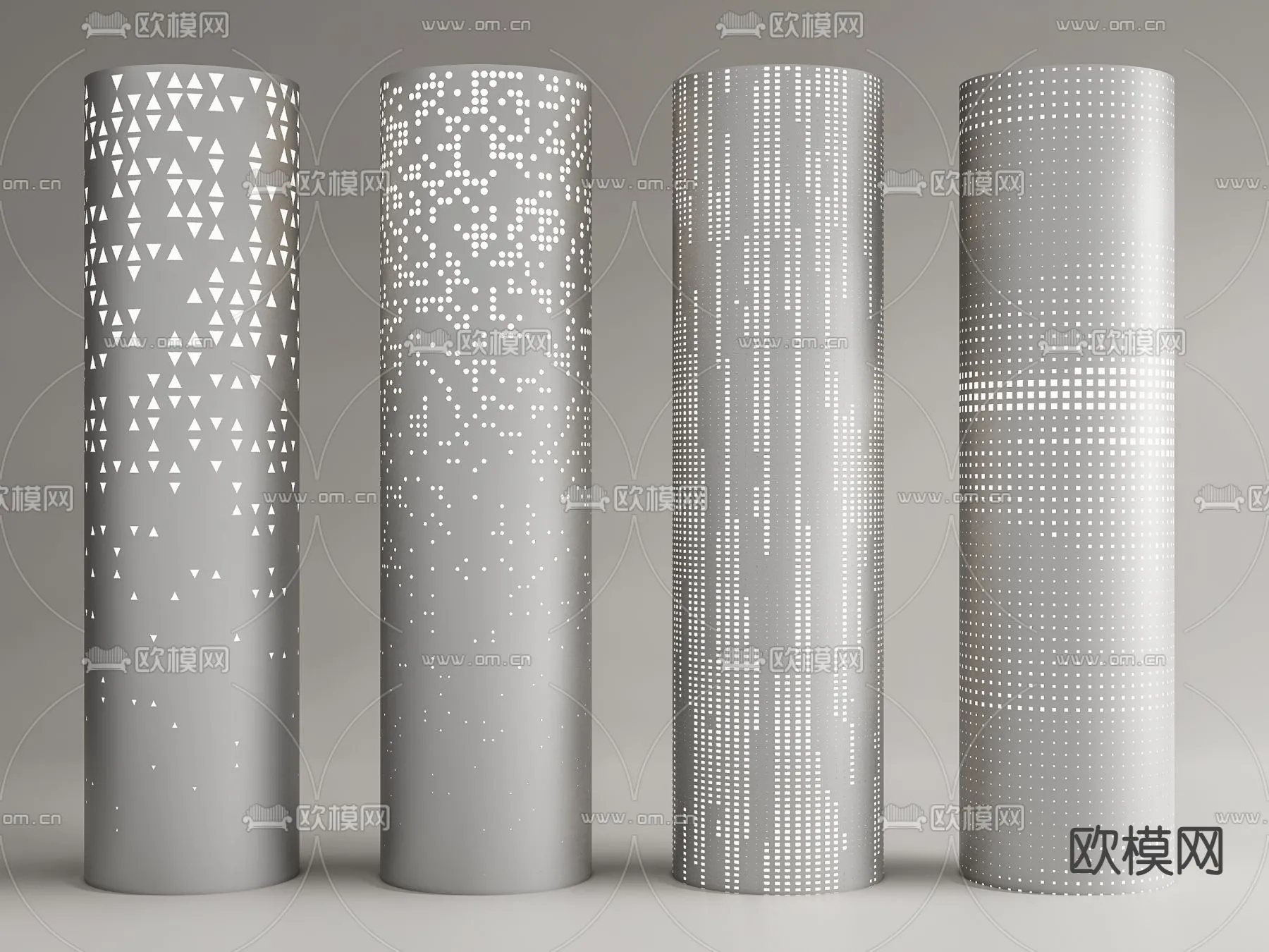 PILLAR 3D MODELS - VRAY / CORONA - 3D MODEL - 528 - 3DSKY Decor Helper