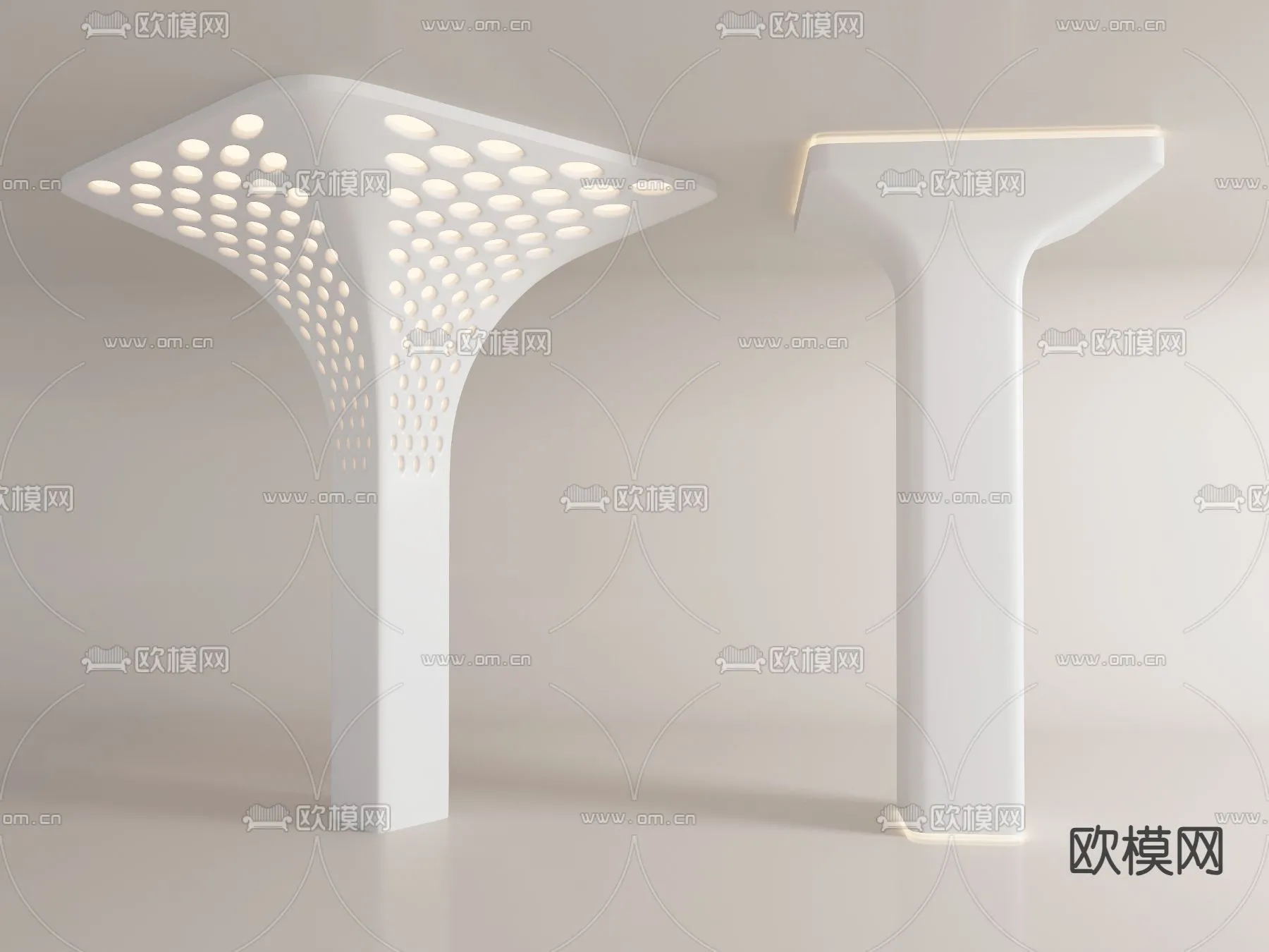 PILLAR 3D MODELS – VRAY / CORONA – 3D MODEL – 534