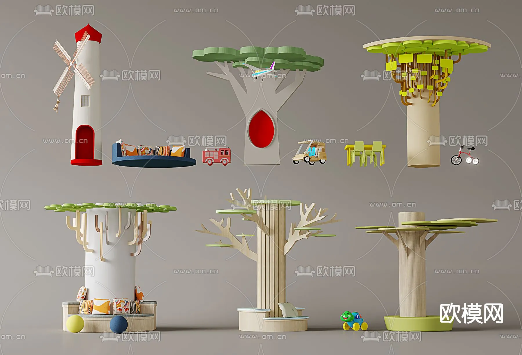PILLAR 3D MODELS – VRAY / CORONA – 3D MODEL – 574