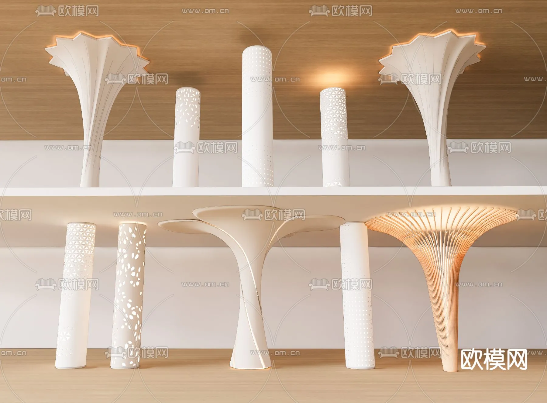 PILLAR 3D MODELS – VRAY / CORONA – 3D MODEL – 592