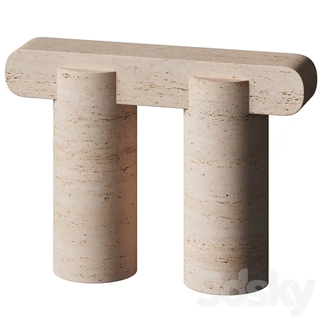 Pillar console – Future collective 3D Model