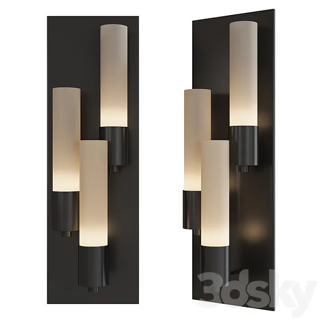 Pillar multilight wall sconce 3DModel Pillar multilight wall sconce 3DModel