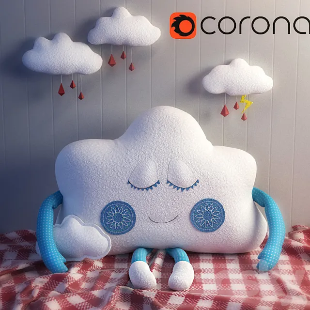 Pillow Cloud 3D Model Pillow Cloud 3D Model