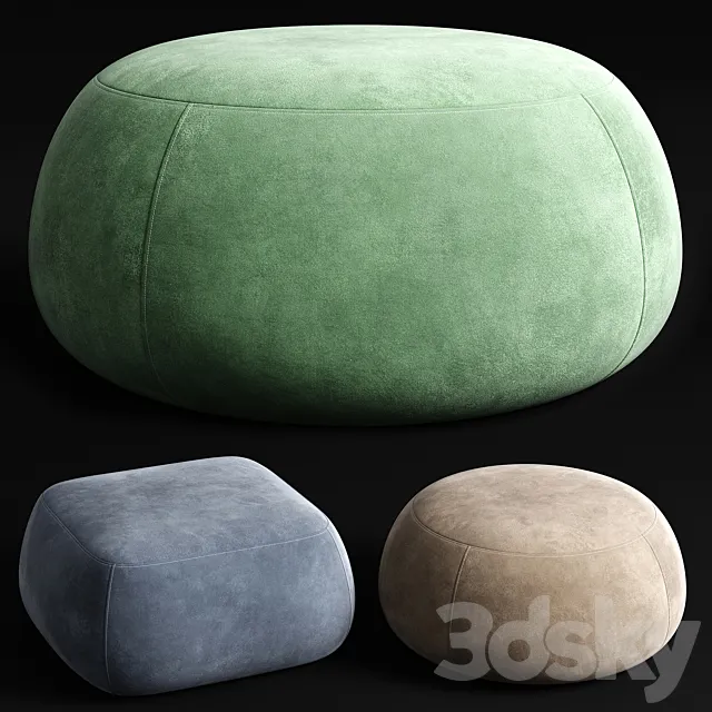 Pillow Talk Australia Muse Marni ottoman 3DModel Pillow Talk Australia Muse Marni ottoman 3DModel