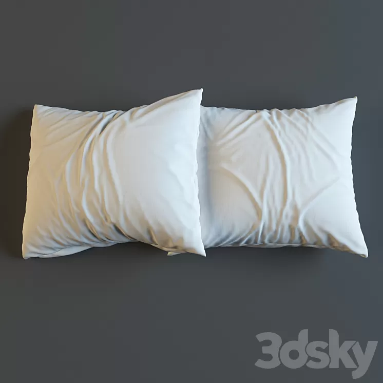 Pillows 3D Model Pillows 3D Model