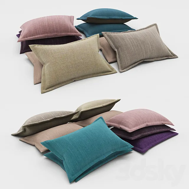 Pillows 66 3D Model Pillows 66 3D Model