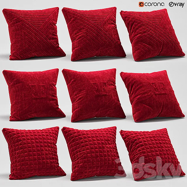 Pillows Aesthetics – 1 3D Model Pillows Aesthetics – 1 3D Model