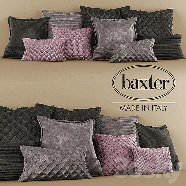 pillows baxter 3DModel pillows baxter 3DModel