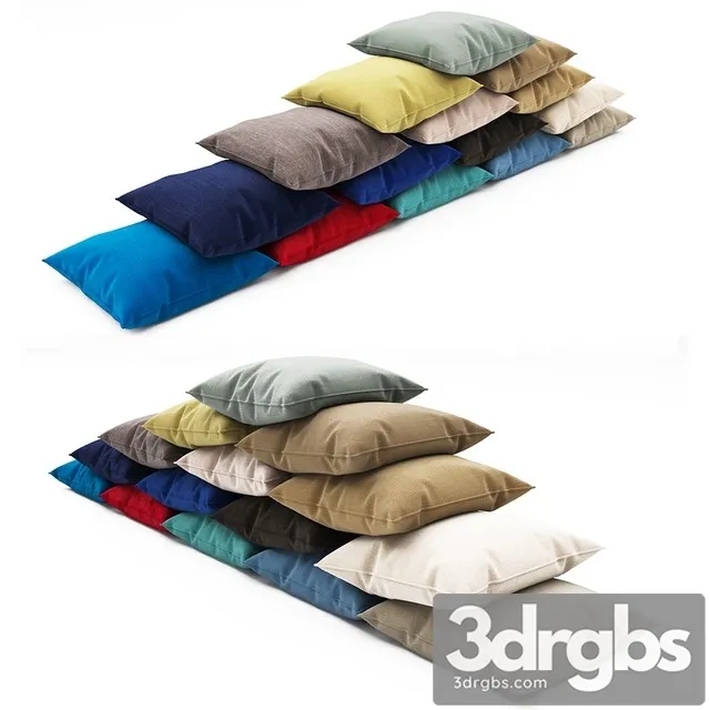 Pillows Collection 2 3D Model Download Pillows Collection 2 3D Model Download