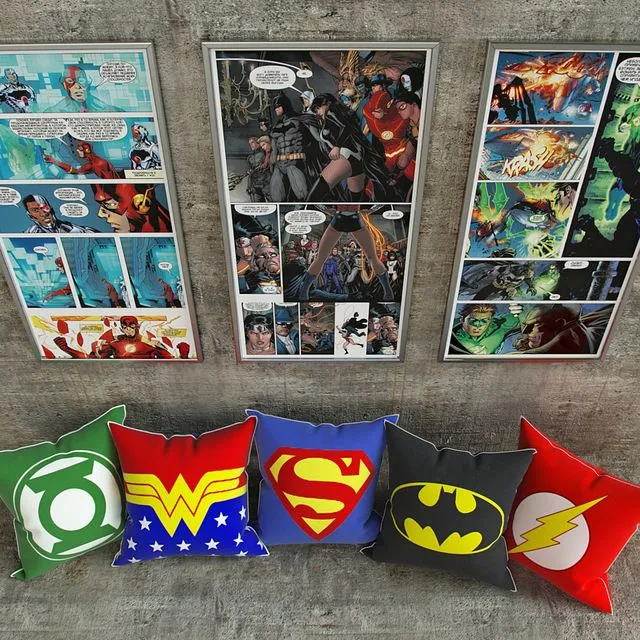 pillows DC COMICS 3D Model pillows DC COMICS 3D Model