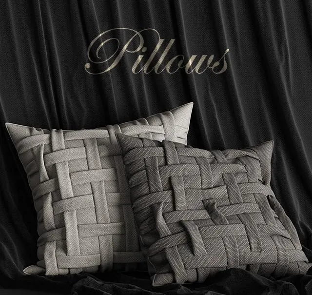 Pillows fabric 3D Model Pillows fabric 3D Model
