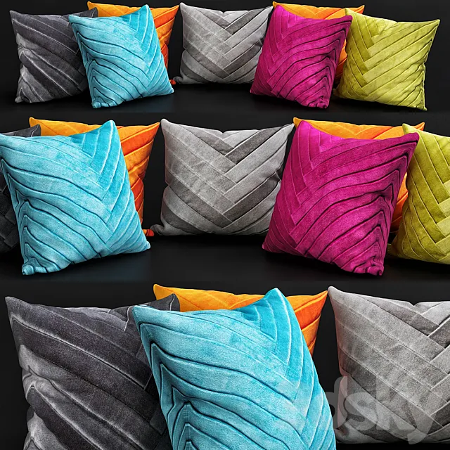 Pillows for sofa Premium PRO No. 10 3D Model Pillows for sofa Premium PRO No. 10 3D Model