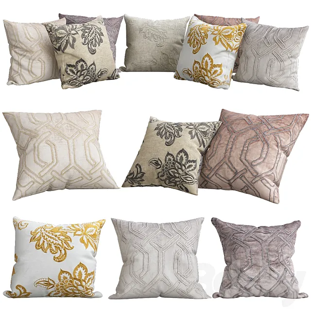 Pillows for sofa Premium PRO No. 141 3D Model Pillows for sofa Premium PRO No. 141 3D Model