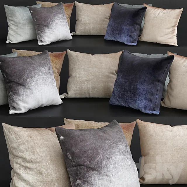 Pillows for sofa Premium PRO No. 175 3D Model Pillows for sofa Premium PRO No. 175 3D Model