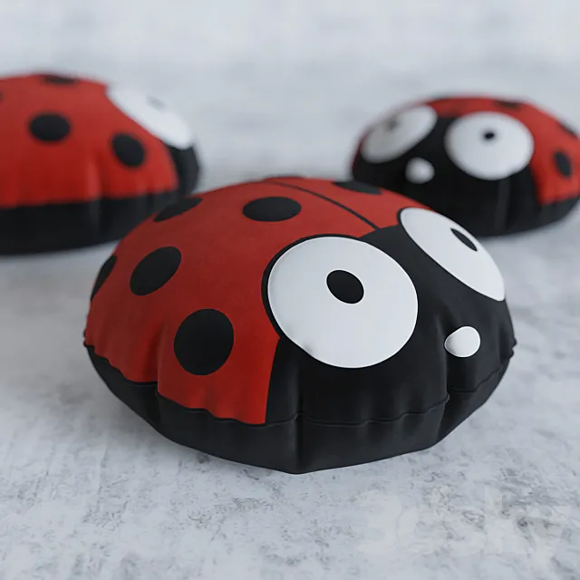 Pillows – Ladybird 3DModel Pillows – Ladybird 3DModel