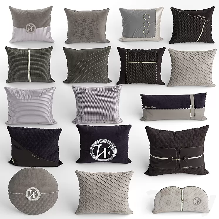 Pillows of vittoria frigerio 3D Model Free Download Pillows of vittoria frigerio 3D Model Free Download
