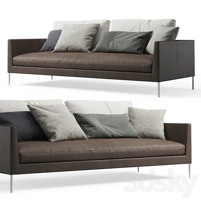 Pilotis COR sofa 2-seater 3DModel Pilotis COR sofa 2-seater 3DModel