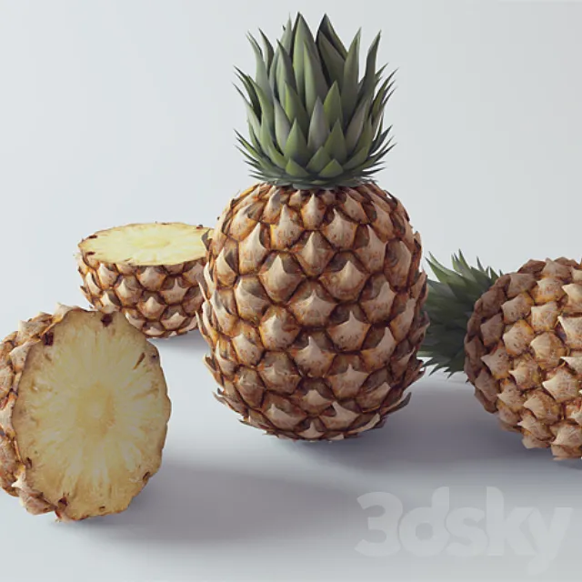 Pineapple 3DModel Pineapple 3DModel
