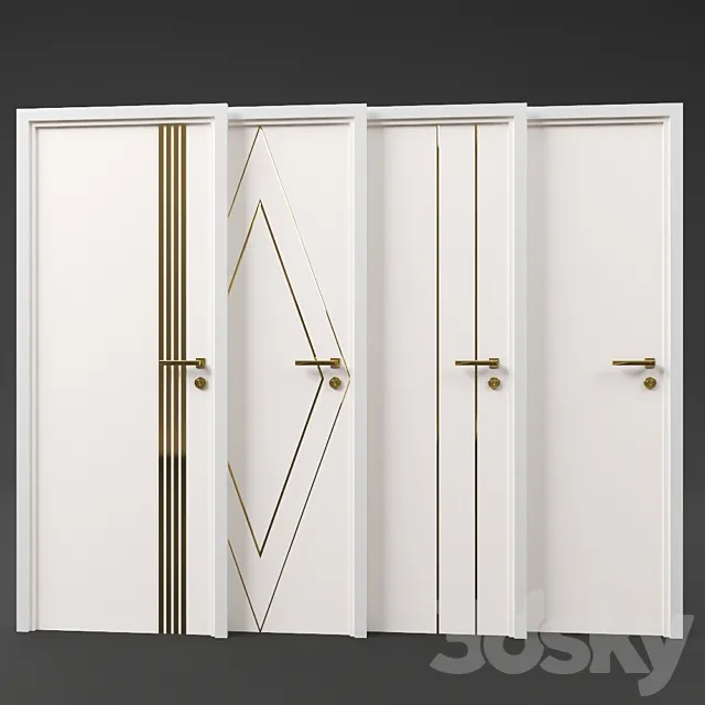 pink doors 3DModel