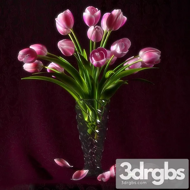 Pink Tulip 3D Model Download Pink Tulip 3D Model Download