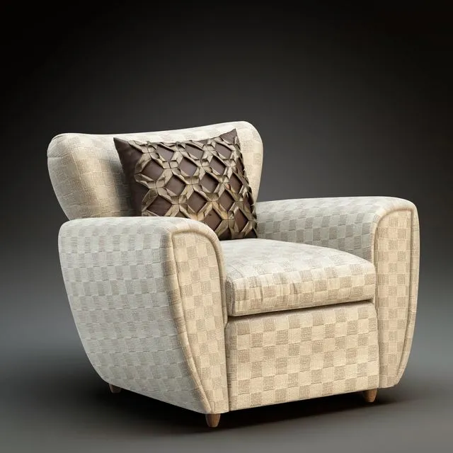 Pinton Home WALLY armchair 3D Model