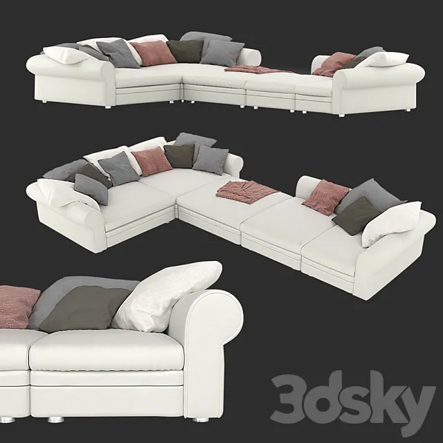 Pinton sofa 3D Model