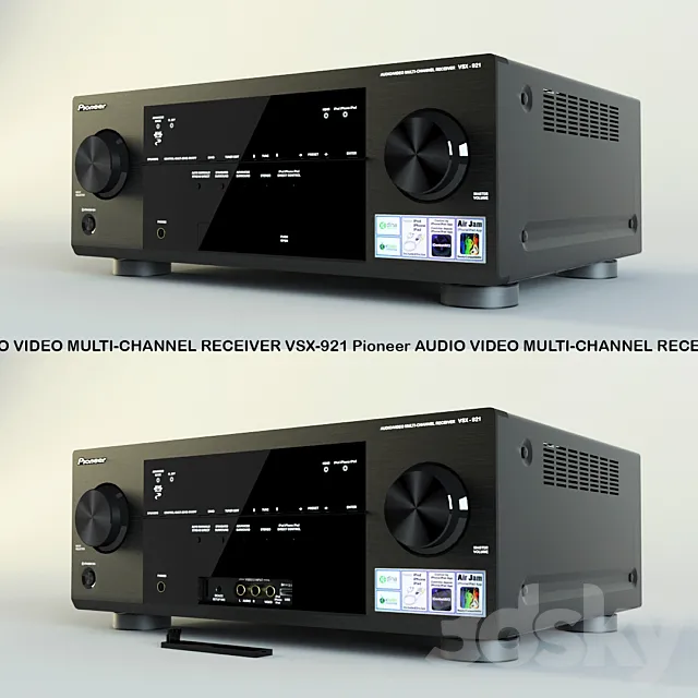 Pioneer AV receiver VSX921K 3D Model