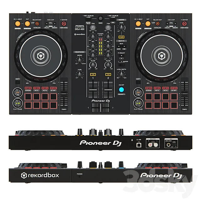 Pioneer DDJ-400 3DModel