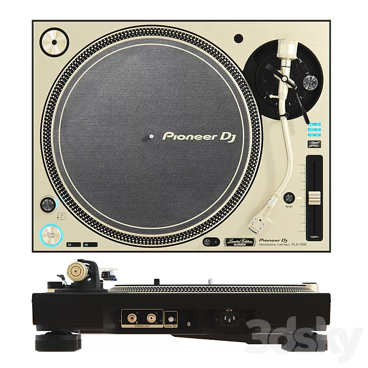 Pioneer PLX-1000-N 3D Model