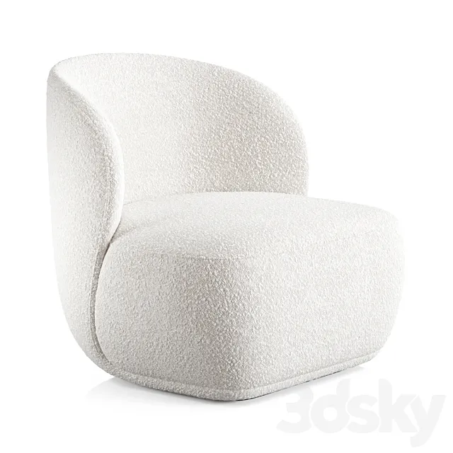 Pipe Lounge Chair by Friends and Founders 3D Model