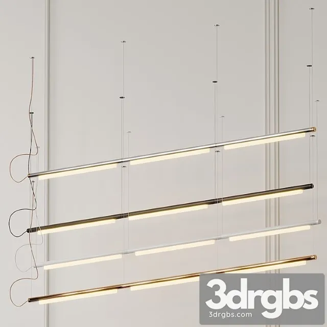 Pipeline linear suspension light by caine heintzman from andlight 3D Model Download