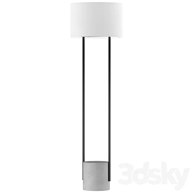 Pipero floor lamp 3D Model Pipero floor lamp 3D Model