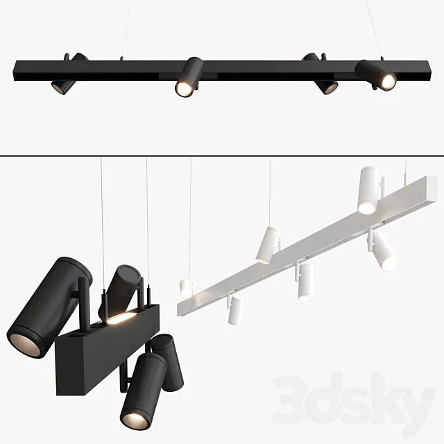 PISTA SUSPENSION UP DOWN 3D Model
