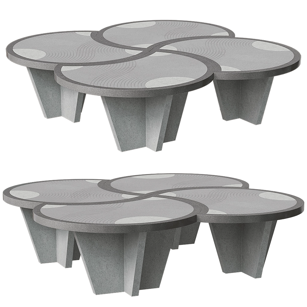 Pistore Marmi – Coffee table Kimono 3D Model Pistore Marmi – Coffee table Kimono 3D Model