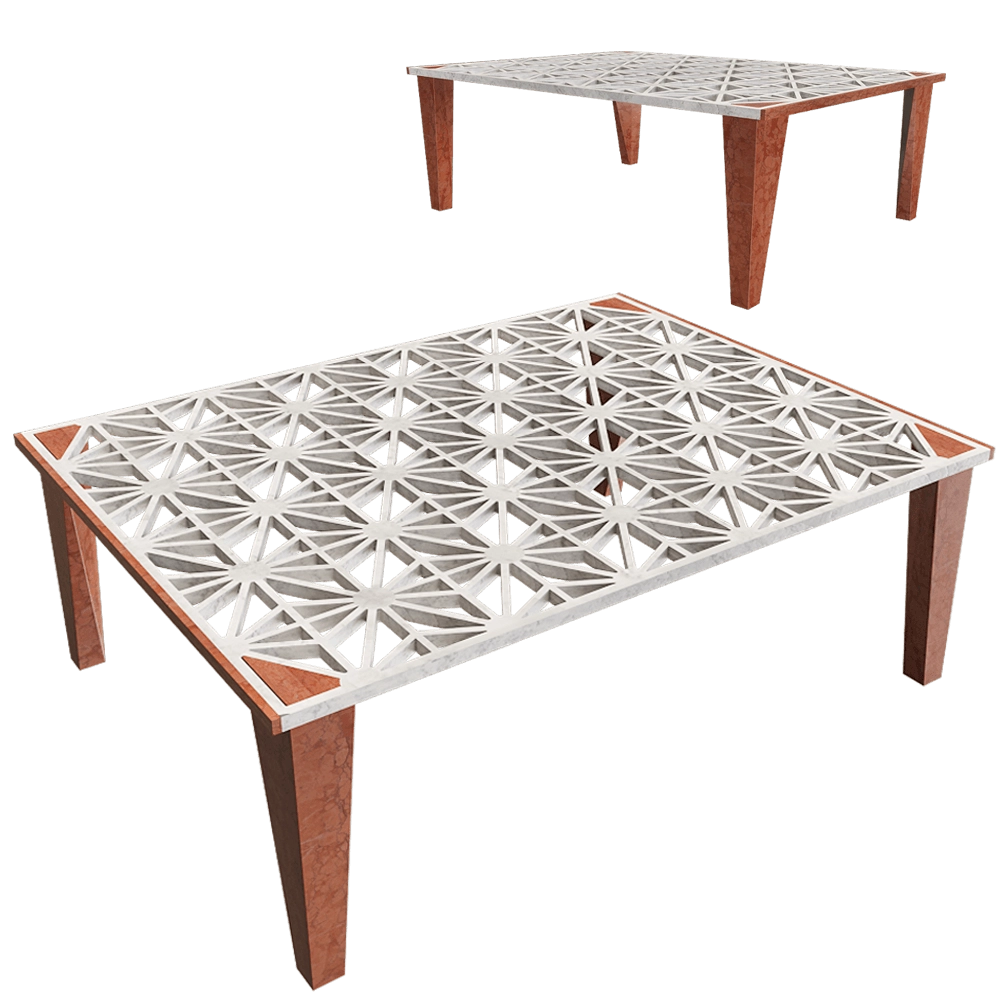 Pistore Marmi – Low side table Lace 3D Model Pistore Marmi – Low side table Lace 3D Model