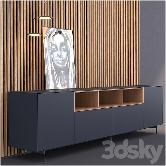 Piure – Nex sideboard 3DModel