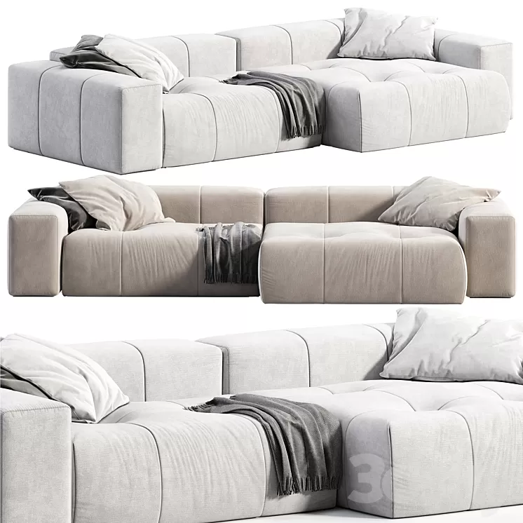 Pixel sofa by Saba 3D Model Free Download