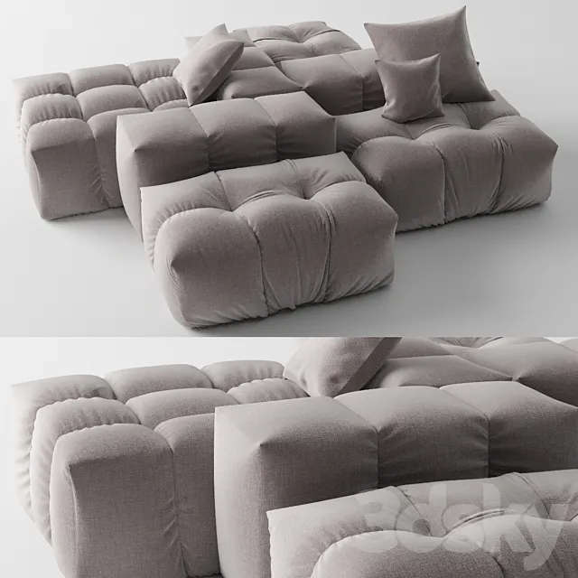 Pixel | Sofa by Saba Italia 3D Model