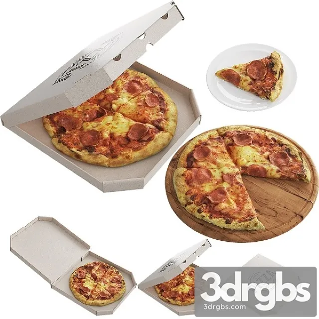 Pizza 3D Model Download