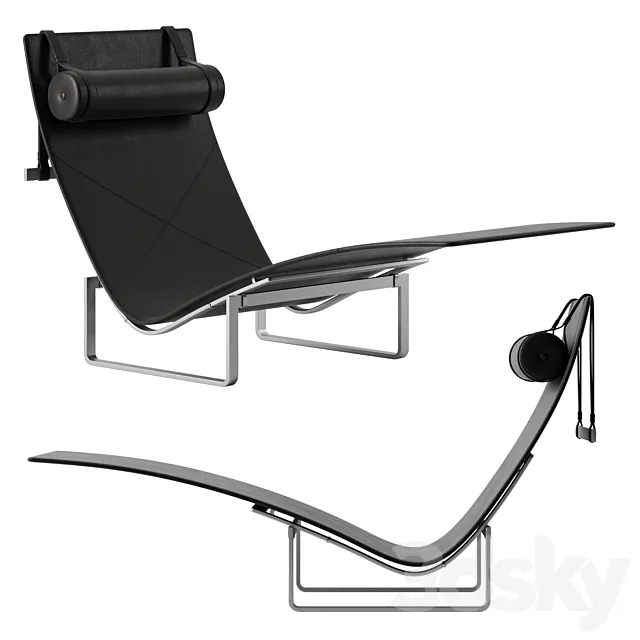 PK24 chaise longue by Fritz Hansen 3DModel