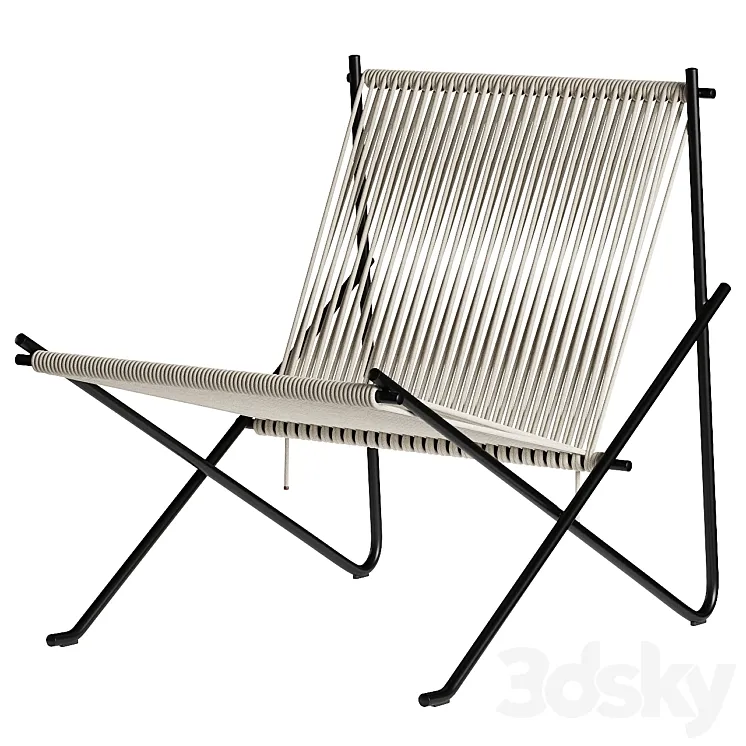 PK4 Lounge Chair by Fritz Hansen 3D Model Free Download